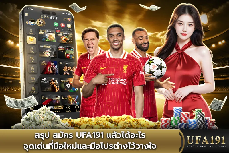 สรุป สมัคร UFA191 แล้วได้อะไร